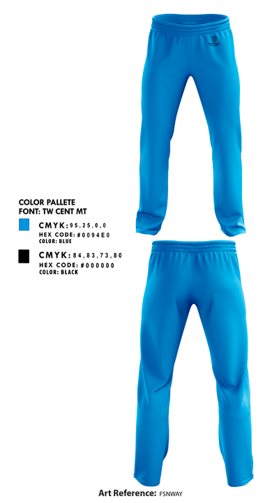 Telfair County Middle School Cross Country 95100418 Sweatpants - 1
