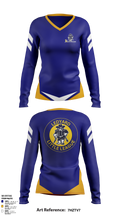 Ledyard Little League Softball 71163605 Women's Long Sleeve V-neck Shirt - 1 (1)