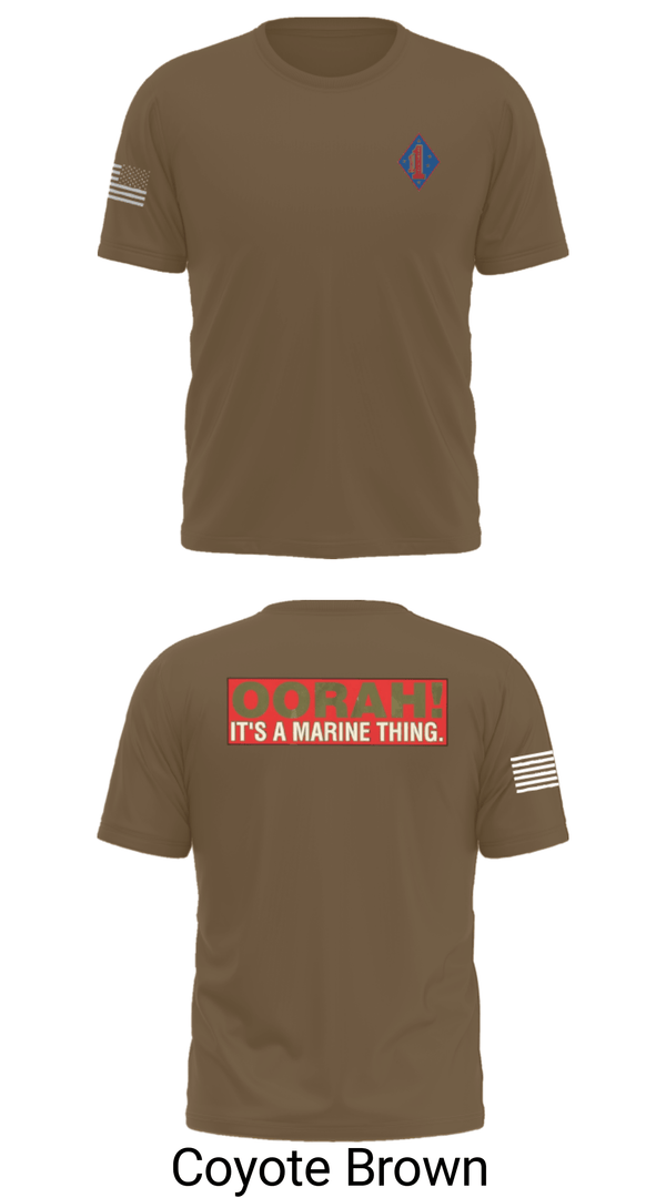 Old School Cotton Feel Shirt, 1st Marine Regiment, Marines, Teamtime, Team time, sublimation, custom sports apparel, team uniforms, spirit wear, spiritwear, sports uniforms, custom shirts, team store, custom team store, fundraiser sports, apparel fundraiser