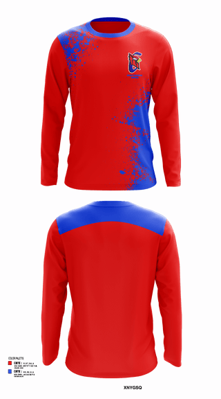 Long Sleeve Performance Shirt, Cheney Cardinals Bowling, Bowling, Teamtime, Team time, sublimation, custom sports apparel, team uniforms, spirit wear, spiritwear, sports uniforms, custom shirts, team store, custom team store, fundraiser sports, apparel fundraiser