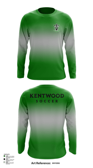 Long Sleeve Performance Shirt, Kentwood Conks, Women's Soccer, Teamtime, Team time, sublimation, custom sports apparel, team uniforms, spirit wear, spiritwear, sports uniforms, custom shirts, team store, custom team store, fundraiser sports, apparel fundraiser