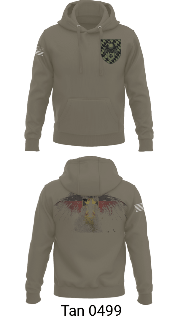 Hoodie, 3./HSchRgt1, Army, Teamtime, Team time, sublimation, custom sports apparel, team uniforms, spirit wear, spiritwear, sports uniforms, custom shirts, team store, custom team store, fundraiser sports, apparel fundraiser