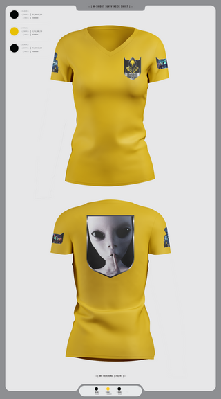 Womens Short Sleeve Vneck Shirt, SVR Private Security Service, , Teamtime, Team time, sublimation, custom sports apparel, team uniforms, spirit wear, spiritwear, sports uniforms, custom shirts, team store, custom team store, fundraiser sports, apparel fundraiser