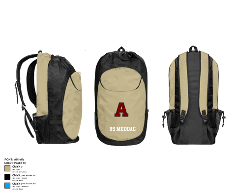 Gear Bag, US MEDDAC, Army, Teamtime, Team time, sublimation, custom sports apparel, team uniforms, spirit wear, spiritwear, sports uniforms, custom shirts, team store, custom team store, fundraiser sports, apparel fundraiser
