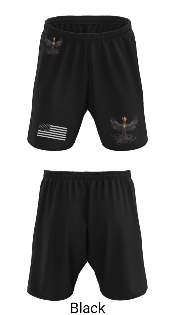Athletic Shorts With Pockets, Phantom Phoenix, , Teamtime, Team time, sublimation, custom sports apparel, team uniforms, spirit wear, spiritwear, sports uniforms, custom shirts, team store, custom team store, fundraiser sports, apparel fundraiser