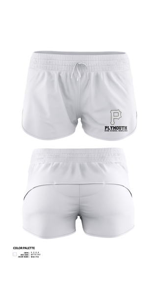 Womens Shorts, Plymouth Bowling, Bowling, Teamtime, Team time, sublimation, custom sports apparel, team uniforms, spirit wear, spiritwear, sports uniforms, custom shirts, team store, custom team store, fundraiser sports, apparel fundraiser