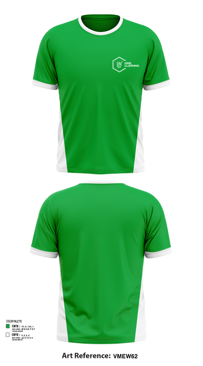 Mrs. Cleaning 45116697 Short Sleeve Performance Shirt - 112