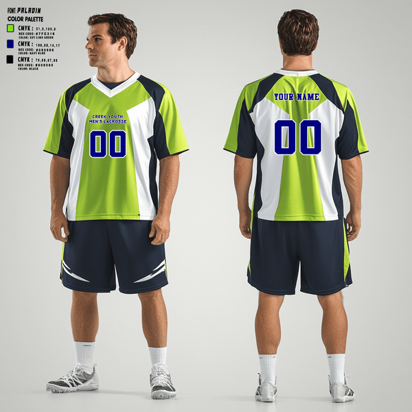 Mens Lacrosse Jersey, Creek Youth Lacrosse, Men's Lacrosse, Teamtime, Team time, sublimation, custom sports apparel, team uniforms, spirit wear, spiritwear, sports uniforms, custom shirts, team store, custom team store, fundraiser sports, apparel fundraiser