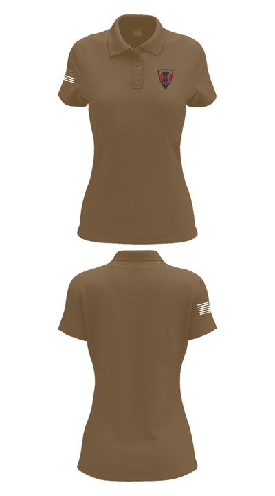 111th ACP 37704440 Women's Short Sleeve Performance Polo  - 14