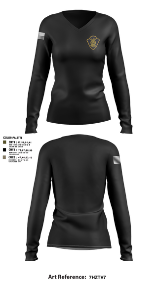 Womens Long Sleeve Vneck Shirt, City of Flint Police, Police, Teamtime, Team time, sublimation, custom sports apparel, team uniforms, spirit wear, spiritwear, sports uniforms, custom shirts, team store, custom team store, fundraiser sports, apparel fundraiser