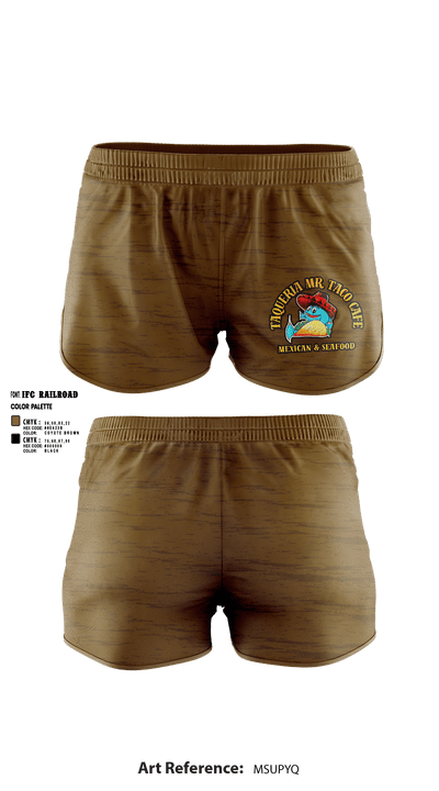 Taqueria Mr Taco Cafe Mexican & Seafood 69375453 Women's Shorts - 1