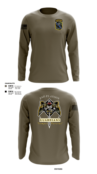 Long Sleeve Performance Shirt, 2/108th Guardians, Army, Teamtime, Team time, sublimation, custom sports apparel, team uniforms, spirit wear, spiritwear, sports uniforms, custom shirts, team store, custom team store, fundraiser sports, apparel fundraiser