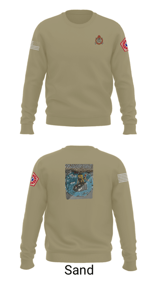 Crew Neck Sweatshirt, 34th DSB, Army, Teamtime, Team time, sublimation, custom sports apparel, team uniforms, spirit wear, spiritwear, sports uniforms, custom shirts, team store, custom team store, fundraiser sports, apparel fundraiser