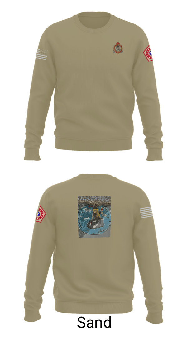 Crew Neck Sweatshirt, 34th DSB, Army, Teamtime, Team time, sublimation, custom sports apparel, team uniforms, spirit wear, spiritwear, sports uniforms, custom shirts, team store, custom team store, fundraiser sports, apparel fundraiser