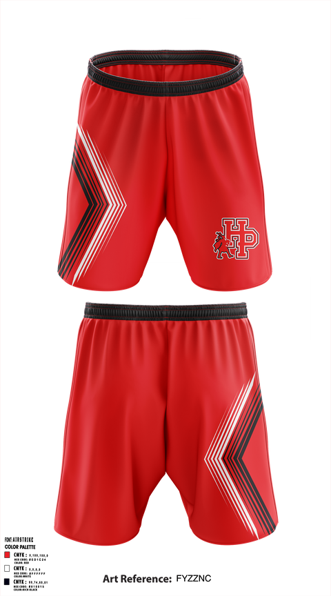 Athletic Shorts With Pockets, Highland Park Senior High School Gymnastics, Spirit Store, Teamtime, Team time, sublimation, custom sports apparel, team uniforms, spirit wear, spiritwear, sports uniforms, custom shirts, team store, custom team store, fundraiser sports, apparel fundraiser