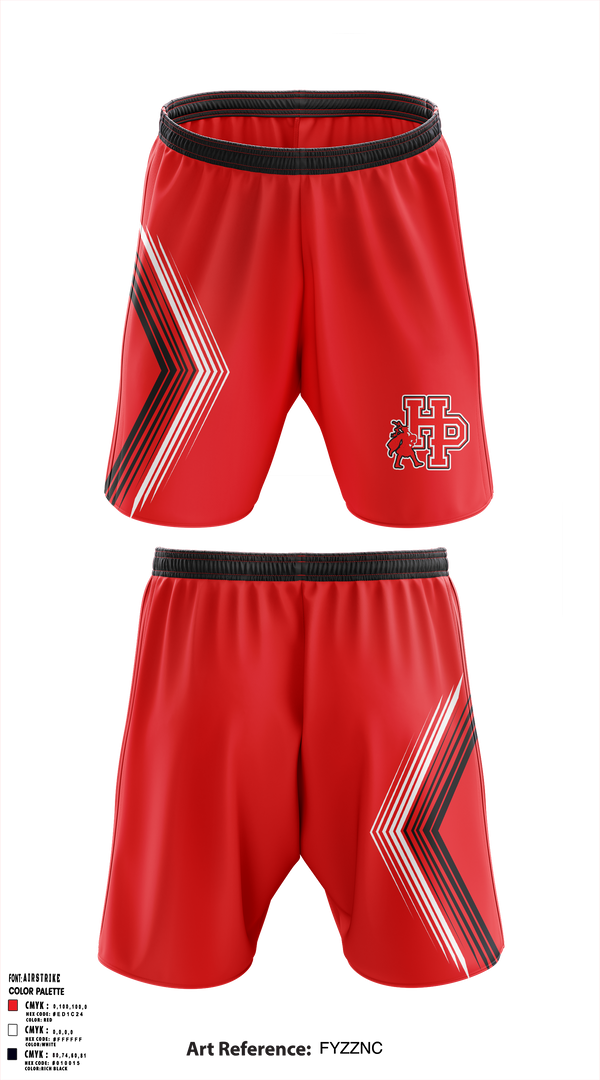 Athletic Shorts With Pockets, Highland Park Senior High School Gymnastics, Spirit Store, Teamtime, Team time, sublimation, custom sports apparel, team uniforms, spirit wear, spiritwear, sports uniforms, custom shirts, team store, custom team store, fundraiser sports, apparel fundraiser