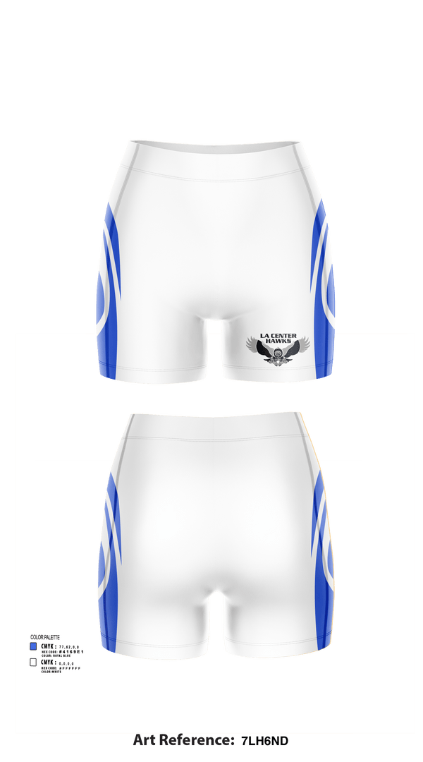 Womens Shorts, La Center Middle School Volleyball, Women's Volleyball, Teamtime, Team time, sublimation, custom sports apparel, team uniforms, spirit wear, spiritwear, sports uniforms, custom shirts, team store, custom team store, fundraiser sports, apparel fundraiser