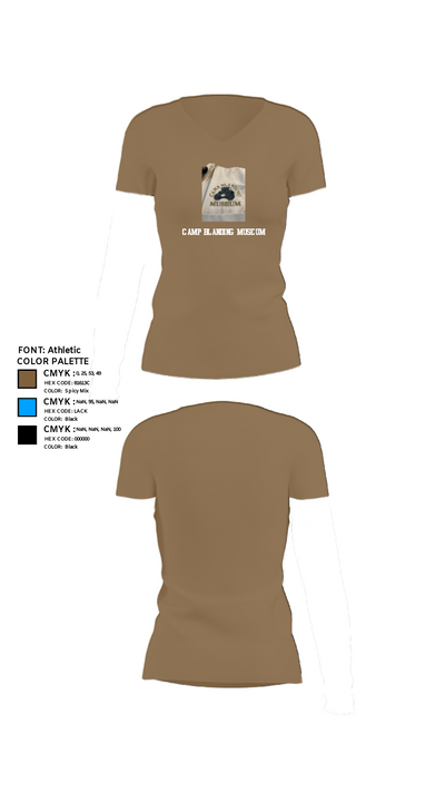 Camp Blanding Museum 53408577 Women's Short Sleeve V-neck Shirt - 4