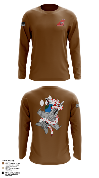 Long Sleeve Performance Shirt, VFA-102, , Teamtime, Team time, sublimation, custom sports apparel, team uniforms, spirit wear, spiritwear, sports uniforms, custom shirts, team store, custom team store, fundraiser sports, apparel fundraiser