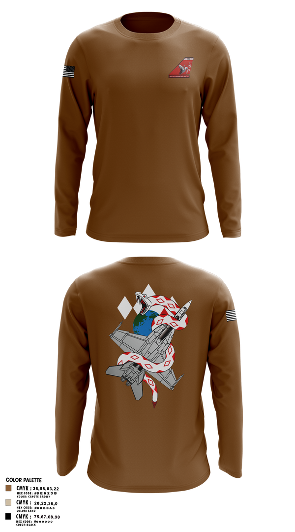 Long Sleeve Performance Shirt, VFA-102, , Teamtime, Team time, sublimation, custom sports apparel, team uniforms, spirit wear, spiritwear, sports uniforms, custom shirts, team store, custom team store, fundraiser sports, apparel fundraiser