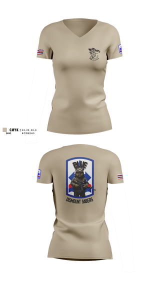 Womens Short Sleeve Vneck Shirt, 3RD PLT BAD BOYS3RD PLT BAD BOYS 899719921-299 DismountBlue EwokDismount sabersBlue Ewok, Army, Teamtime, Team time, sublimation, custom sports apparel, team uniforms, spirit wear, spiritwear, sports uniforms, custom shirts, team store, custom team store, fundraiser sports, apparel fundraiser