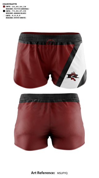 Womens Shorts, Riverton High School Cheer, Cheer, Teamtime, Team time, sublimation, custom sports apparel, team uniforms, spirit wear, spiritwear, sports uniforms, custom shirts, team store, custom team store, fundraiser sports, apparel fundraiser