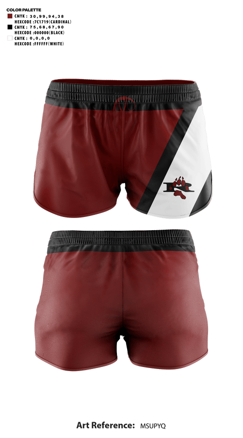 Womens Shorts, Riverton High School Cheer, Cheer, Teamtime, Team time, sublimation, custom sports apparel, team uniforms, spirit wear, spiritwear, sports uniforms, custom shirts, team store, custom team store, fundraiser sports, apparel fundraiser