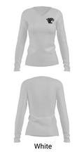 Hershey Panthers 38088405 Women's Long Sleeve V-neck Shirt - 16
