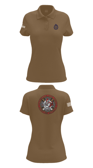Womens Short Sleeve Performance Polo, GFR Station 3, Fire Department, Teamtime, Team time, sublimation, custom sports apparel, team uniforms, spirit wear, spiritwear, sports uniforms, custom shirts, team store, custom team store, fundraiser sports, apparel fundraiser