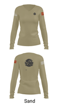 VAQ-131 90962102 Women's Long Sleeve V-neck Shirt - 92