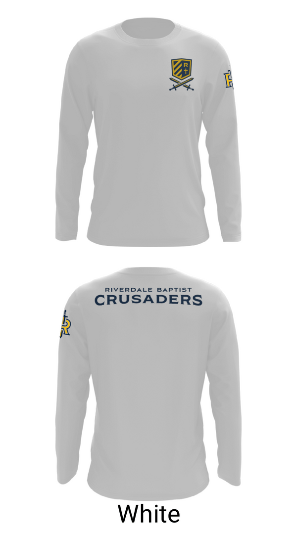 Long Sleeve Performance Shirt, Riverdale Women's Basketball, Women's Basketball, Teamtime, Team time, sublimation, custom sports apparel, team uniforms, spirit wear, spiritwear, sports uniforms, custom shirts, team store, custom team store, fundraiser sports, apparel fundraiser