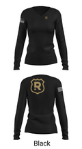 RET CORP 33326250 Women's Long Sleeve V-neck Shirt - 35