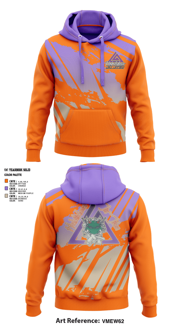 Hoodie, Habilidoso Jiu-jitsu, Wrestling, Teamtime, Team time, sublimation, custom sports apparel, team uniforms, spirit wear, spiritwear, sports uniforms, custom shirts, team store, custom team store, fundraiser sports, apparel fundraiser