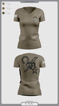 75th Ranger regiment 1725883 Women's Short Sleeve V-neck Shirt - 1