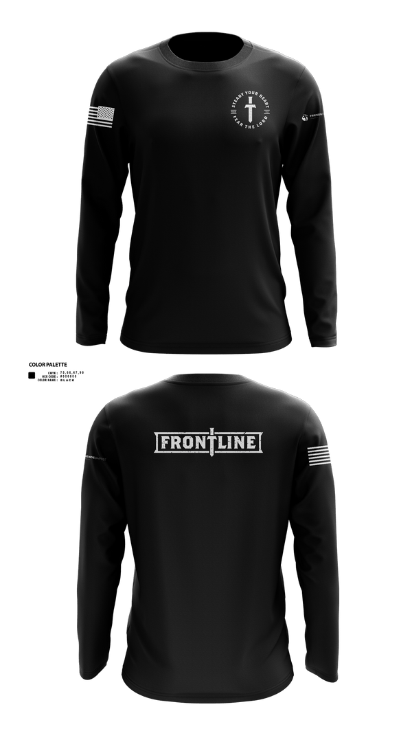 Long Sleeve Performance Shirt, Friends Baptist Church, , Teamtime, Team time, sublimation, custom sports apparel, team uniforms, spirit wear, spiritwear, sports uniforms, custom shirts, team store, custom team store, fundraiser sports, apparel fundraiser