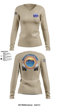 Bishop Paiute EMO/ Hazardous Fiels Reduction 49408789 Women's Long Sleeve V-neck Shirt - 1