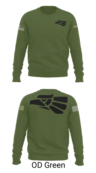 Crew Neck Sweatshirt, 578th A Co, National Guard, Teamtime, Team time, sublimation, custom sports apparel, team uniforms, spirit wear, spiritwear, sports uniforms, custom shirts, team store, custom team store, fundraiser sports, apparel fundraiser