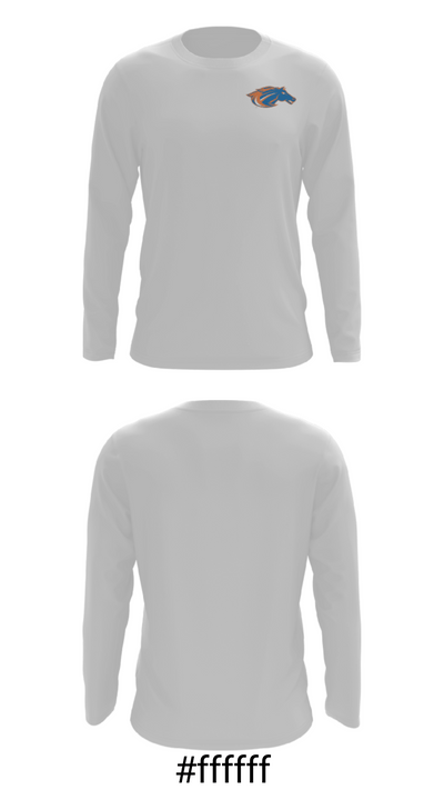 Sheyenne High School Tennis 8735704 Long Sleeve Performance Shirt - 18