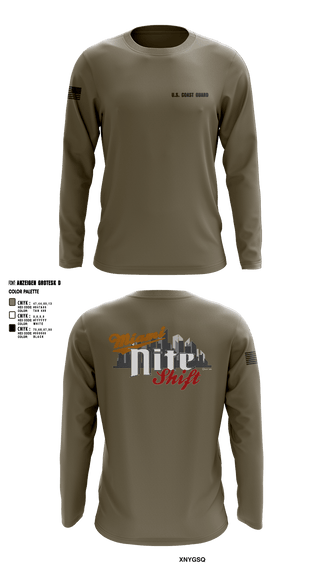 Long Sleeve Performance Shirt, Air Station Miami, Coast Guard, Teamtime, Team time, sublimation, custom sports apparel, team uniforms, spirit wear, spiritwear, sports uniforms, custom shirts, team store, custom team store, fundraiser sports, apparel fundraiser