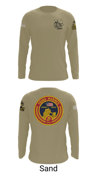 Long Sleeve Performance Shirt, Rogue Valley, Marines, Teamtime, Team time, sublimation, custom sports apparel, team uniforms, spirit wear, spiritwear, sports uniforms, custom shirts, team store, custom team store, fundraiser sports, apparel fundraiser
