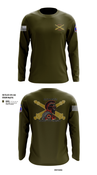 Long Sleeve Performance Shirt, ALPHA ROCK, Army, Teamtime, Team time, sublimation, custom sports apparel, team uniforms, spirit wear, spiritwear, sports uniforms, custom shirts, team store, custom team store, fundraiser sports, apparel fundraiser