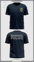 Las Vegas city marshals 28118812 Old School Cotton Feel Shirt - 2