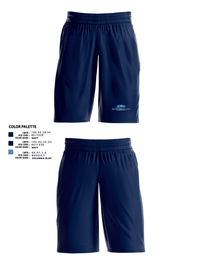 Central Jersey Hawks Basketball 94316888 Womens Basketball Shorts - 1