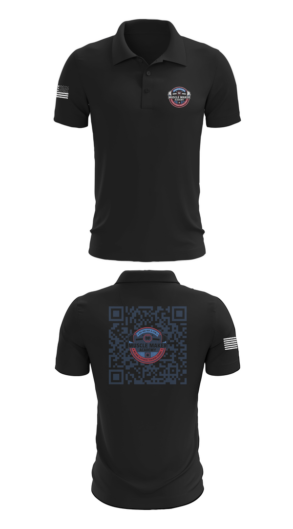 Short Sleeve Performance Polo, Muscle Maker Academy, , Teamtime, Team time, sublimation, custom sports apparel, team uniforms, spirit wear, spiritwear, sports uniforms, custom shirts, team store, custom team store, fundraiser sports, apparel fundraiser