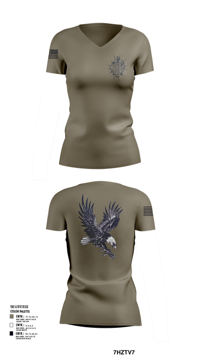 Delta 621785 Women's Short Sleeve V-neck Shirt - 103