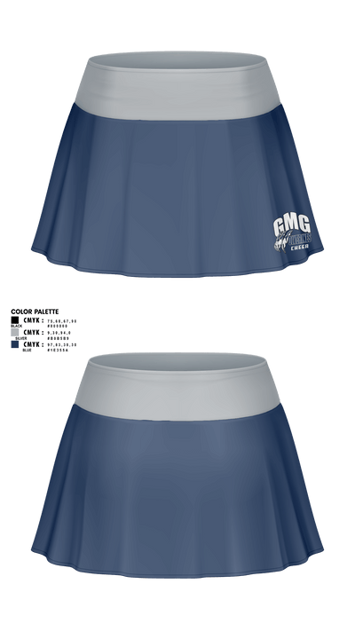 GMG Senior High School Cheer 9445649 Skort - 1