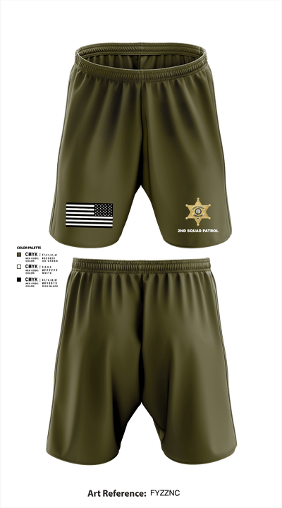 DCSO 2nd Squad 88139355 Athletic Shorts With Pockets - 102