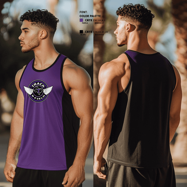 Tank Top, Throckmorton High School Track and Field, Track & Field, Teamtime, Team time, sublimation, custom sports apparel, team uniforms, spirit wear, spiritwear, sports uniforms, custom shirts, team store, custom team store, fundraiser sports, apparel fundraiser