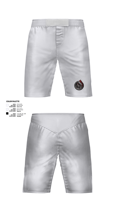 White Shield High School Wrestling 94078383 Fight Shorts - 2