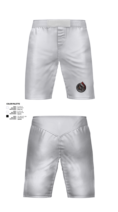 Fight Shorts, White Shield High School Wrestling, Wrestling, Teamtime, Team time, sublimation, custom sports apparel, team uniforms, spirit wear, spiritwear, sports uniforms, custom shirts, team store, custom team store, fundraiser sports, apparel fundraiser